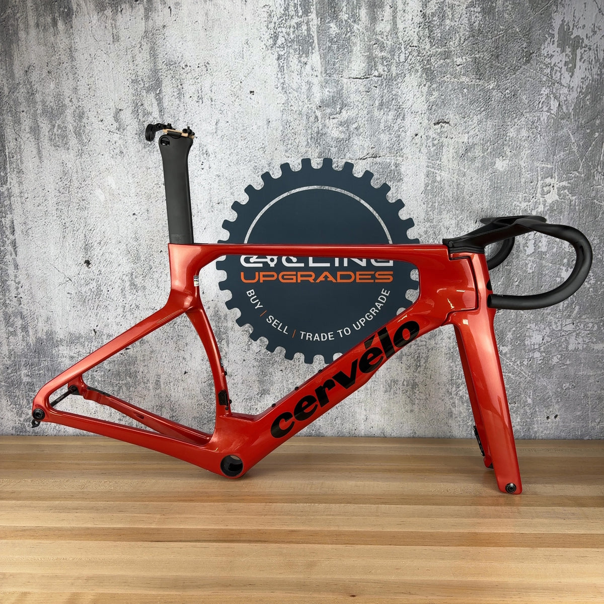 Low Mile! 2026 Cervelo S5 54cm Carnelian Carbon Road Bike Frameset Module 700c