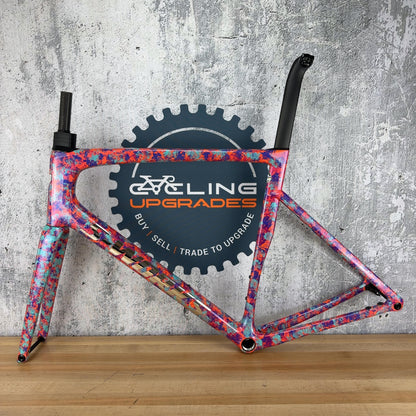 New! 2023 Specialized S-Works Tarmac SL7 58cm Gloss Marbled Lagoon Frameset