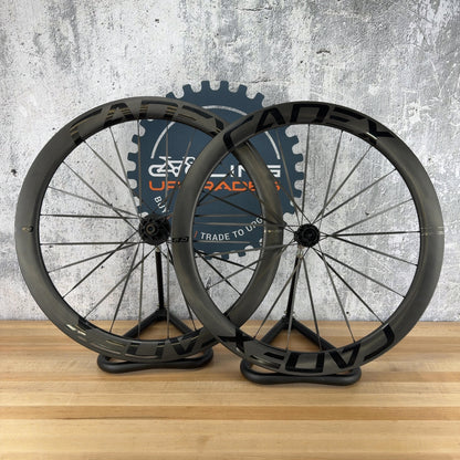 Mint! Cadex Ultra 50 Carbon Ceramic Road Bike Wheelset 700c 1374g Black Logo