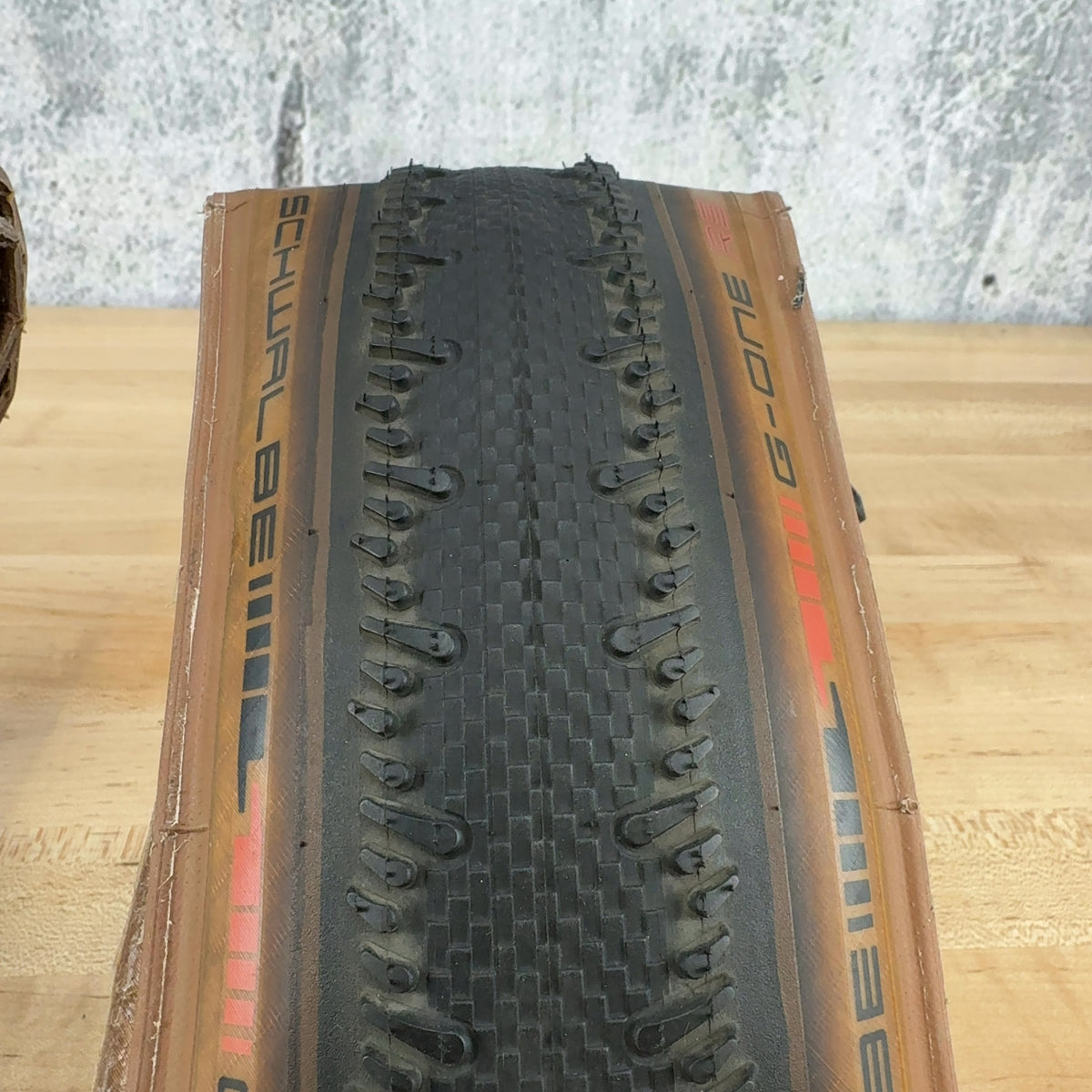 Light Use! Pair Schwalbe G-One RS Pro 700x45mm Gravel Tires ADDIX RACE Tanwall — photo 5 of 9