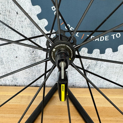 Light Use! Mavic R-SYS SLR Exalith Rim Brake Clincher Alloy Bike Wheelset 1367g