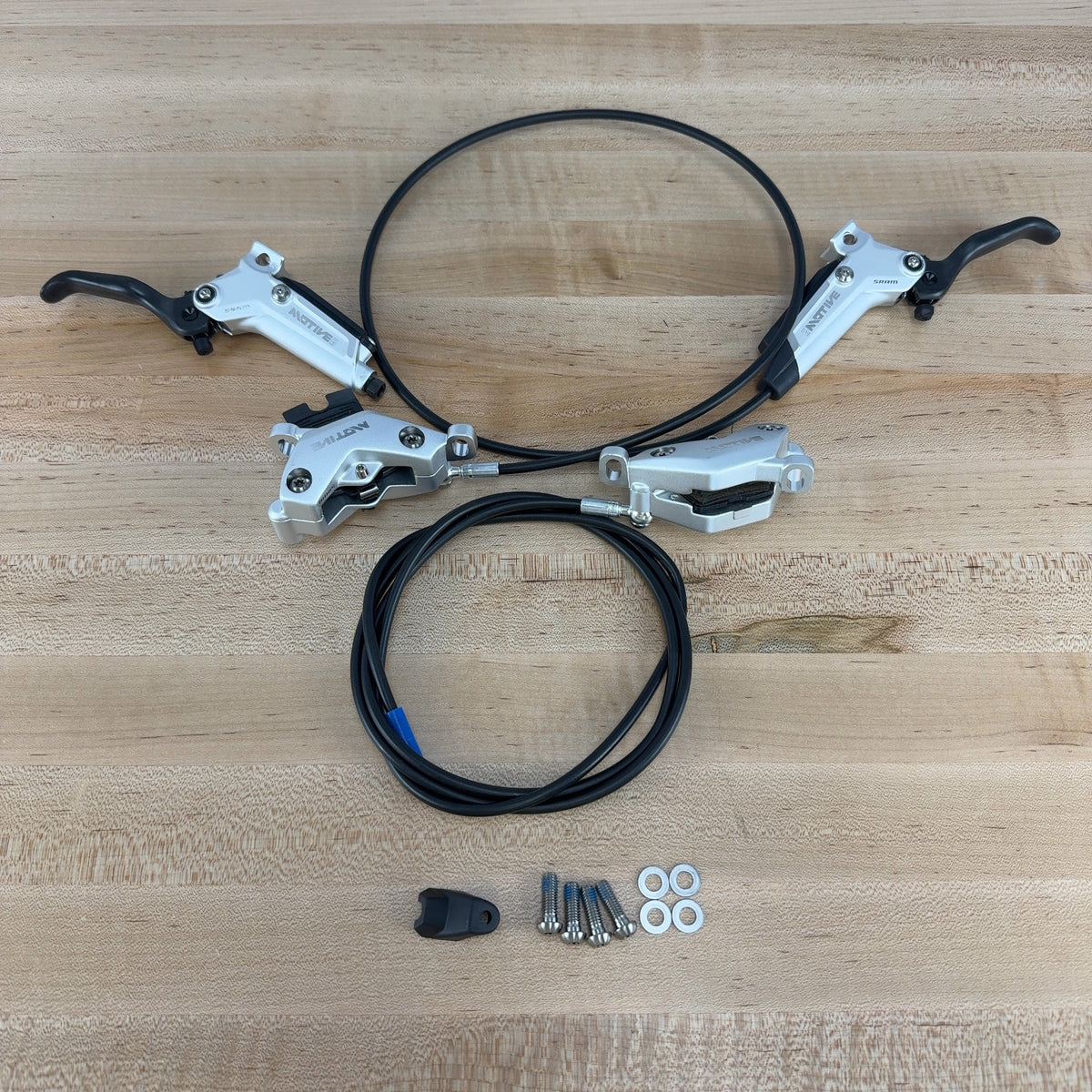 New Take Off! SRAM Motive Ultimate 4-Piston Mountain Bike Brakeset MSRP $275 — photo 1 of 6