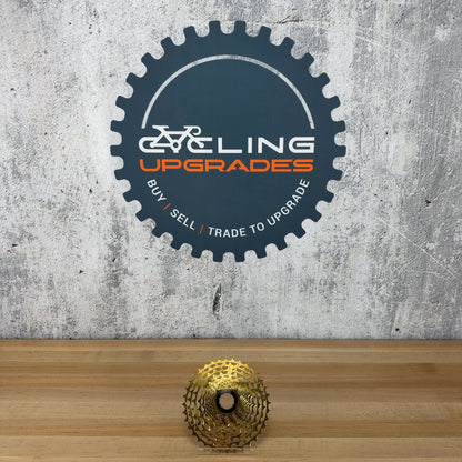 Light Use! Omni Racer RACE-Lite Titanium Gold 12-36t 12-Speed Bike Cassette 254g