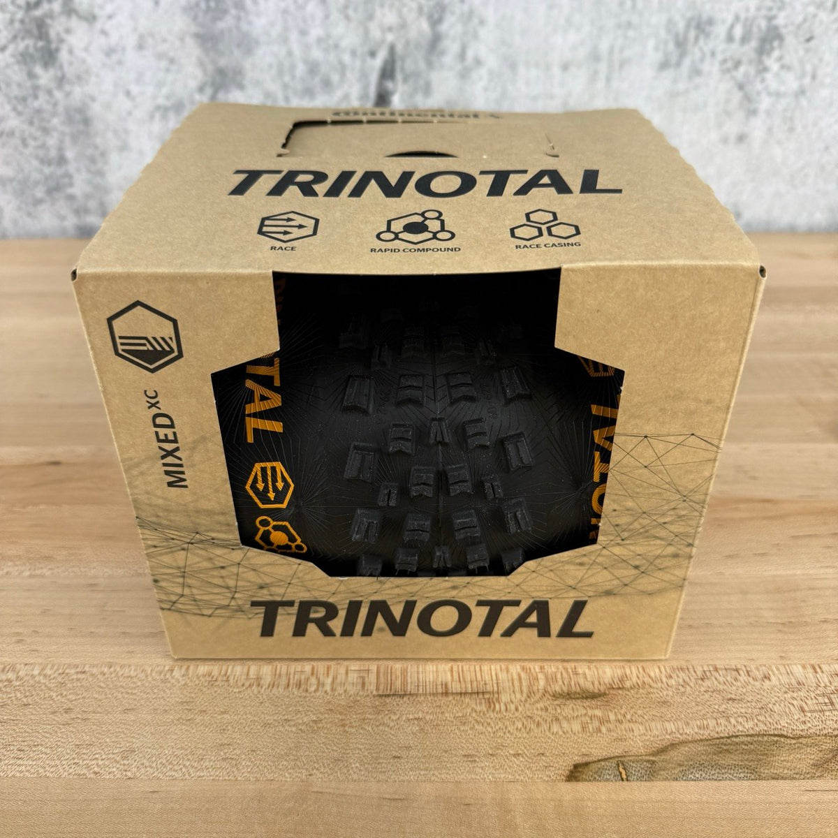 New! Single Continental Trinotal Rapid/Race XC MTB Mountain Bike Tire Black — photo 5 of 5