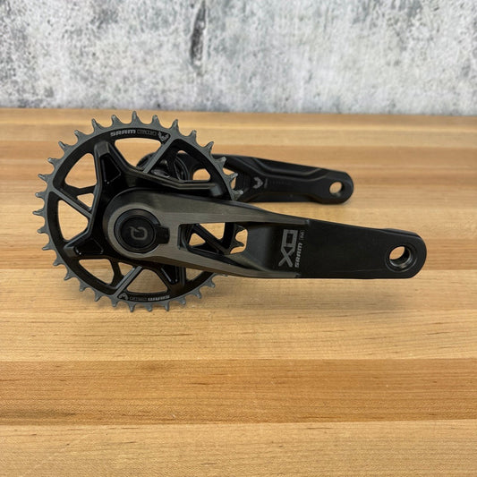 Low Mile! SRAM Eagle X0 T-Type AXS Power Meter Crankset with Chainrings