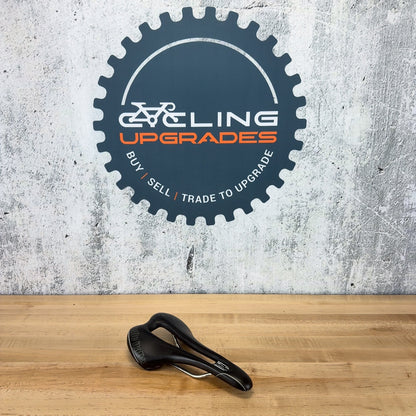 Low Mile! Selle Italia SLR Super Flow 145mm Ti 316 Rails Bike Saddle 188g