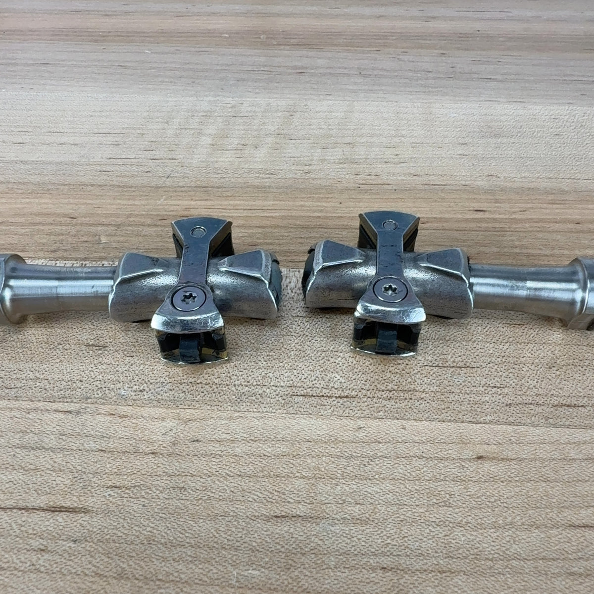 Speedplay Pave Titanium Silver Clipless Road Bike Pedals 189g w/ cleats