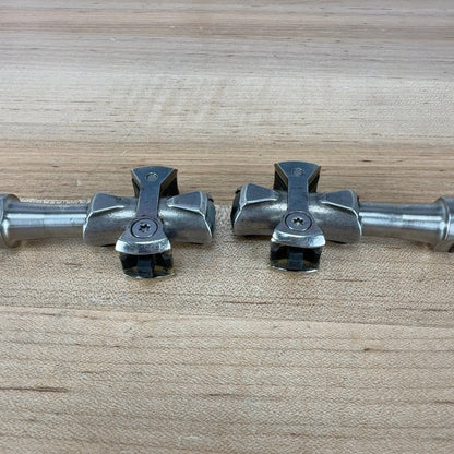 Speedplay Pave Titanium Silver Clipless Road Bike Pedals 189g w/ cleats