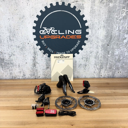 Ridden Once! SRAM Force AXS E1 12-Speed Flat Mount Hydraulic Disc Brake Groupset