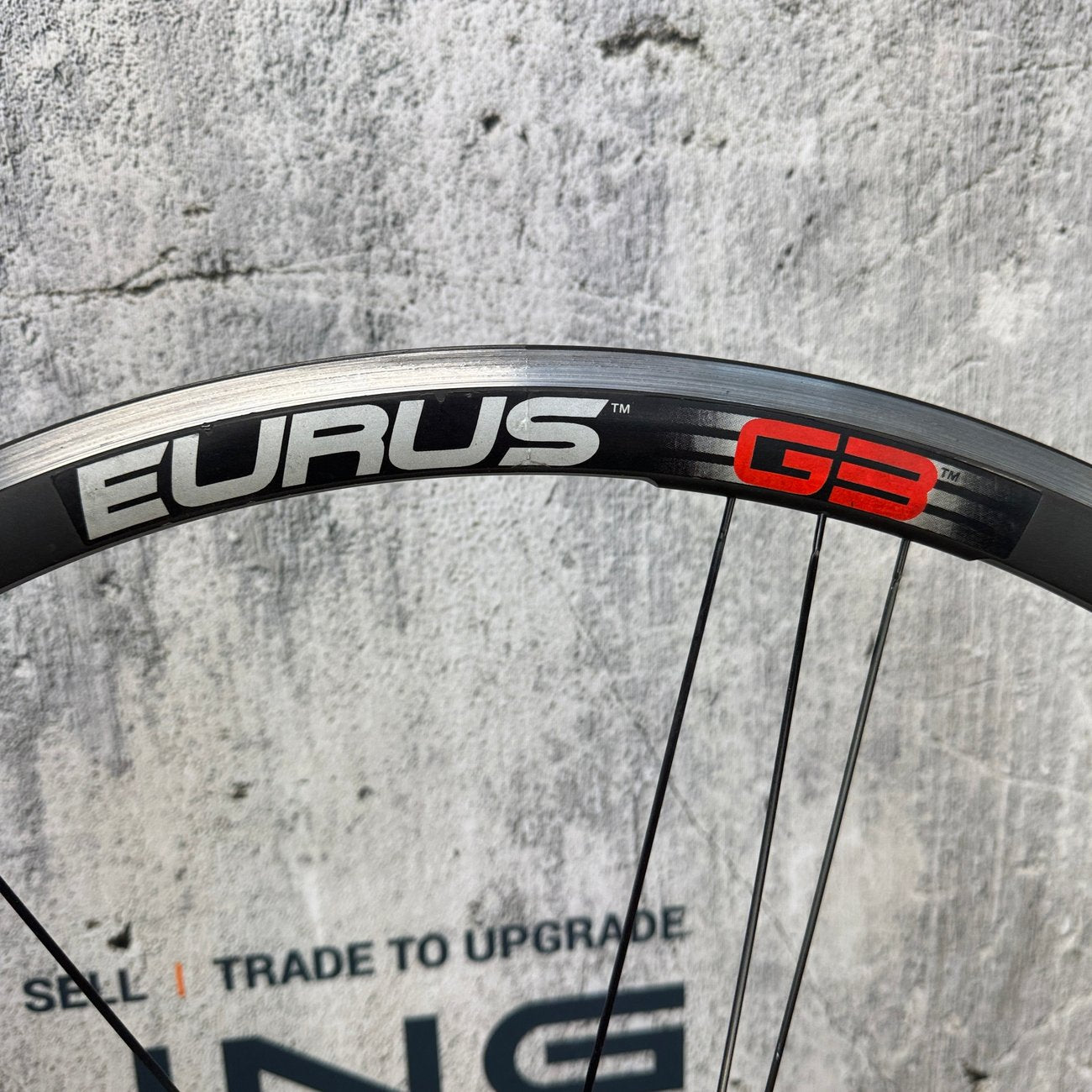 Campagnolo Eurus G3 Alloy Clincher Bike Wheelset 700c Rim Brake 1619g