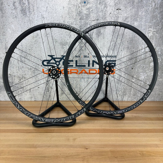 New! Campagnolo Zonda C17 Alloy Clincher Wheelset 700c Disc Brake 1646g