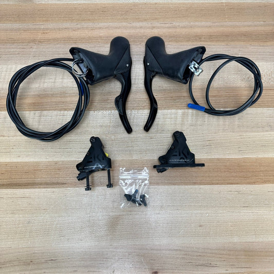 Campagnolo Ekar 1x 13-Speed Mechanical Hydraulic Disc Brake Shifters + Calipers