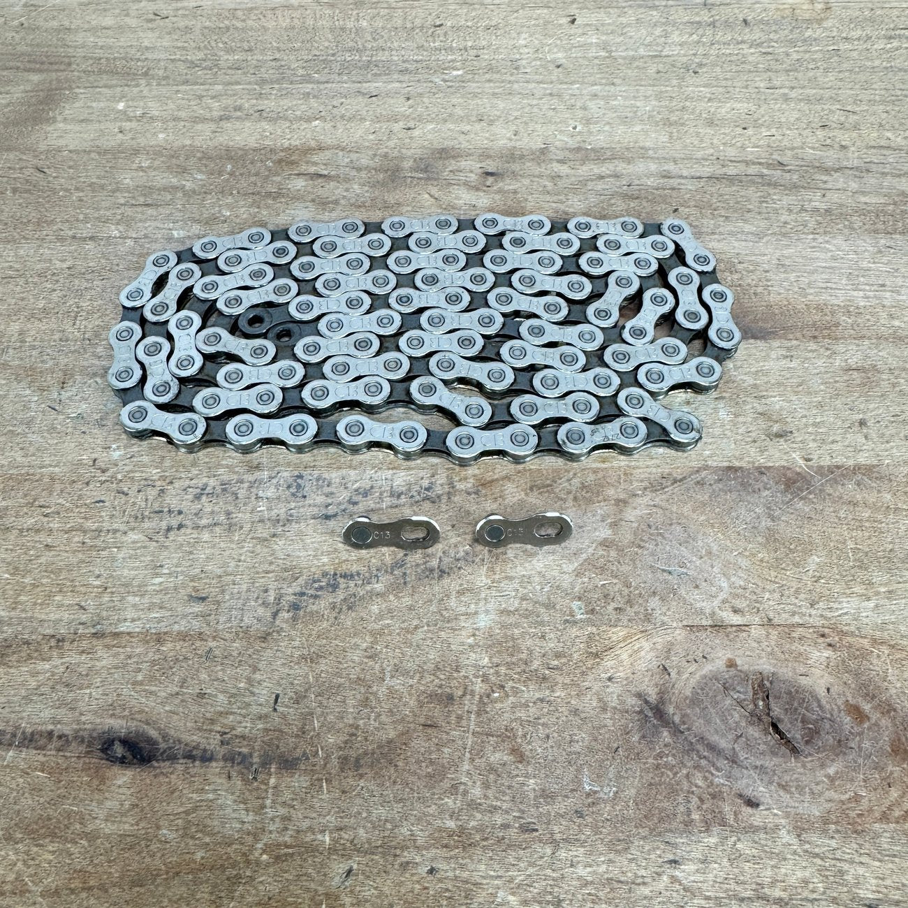 Campagnolo Ekar C13 13-Speed 112 Links Silver Gravel Bike Chain with C-Link 231g
