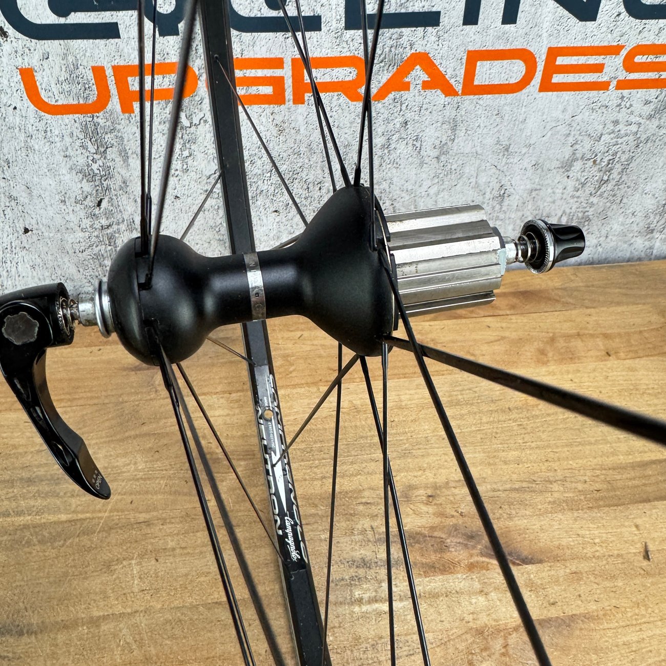 Campagnolo Neutron Asymetric Alloy Clincher Road Bike Wheelset 700c 1625g