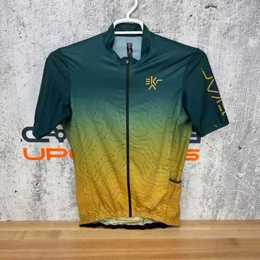 Campagnolo Slege Short Sleeve Men's Large Green Cycling Jersey