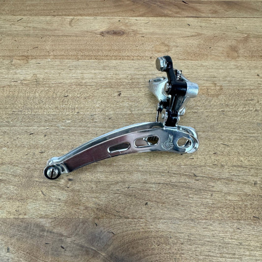 Campagnolo Super Record A08 3-Hole 28.6mm Clamp On Bike Front Derailleur 95g