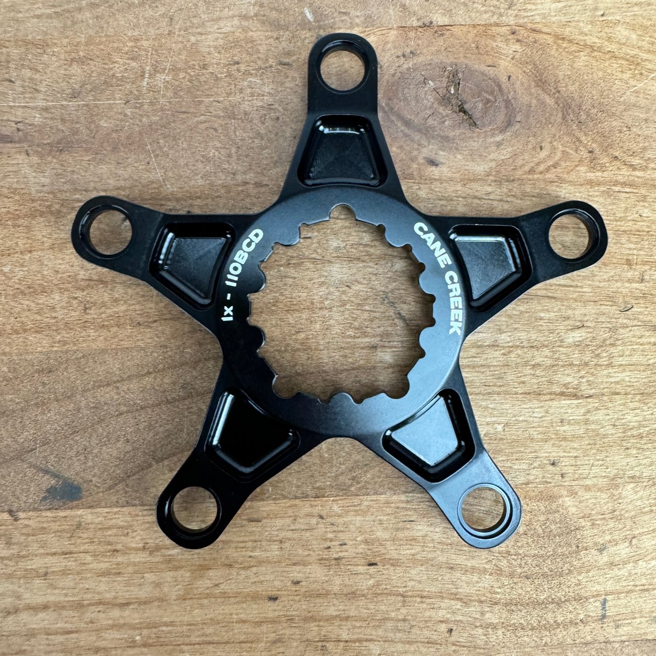 New! Cane Creek 1x Black 5-Bolt 110BCD Direct Mount Chainring Spider BAI0057 47g