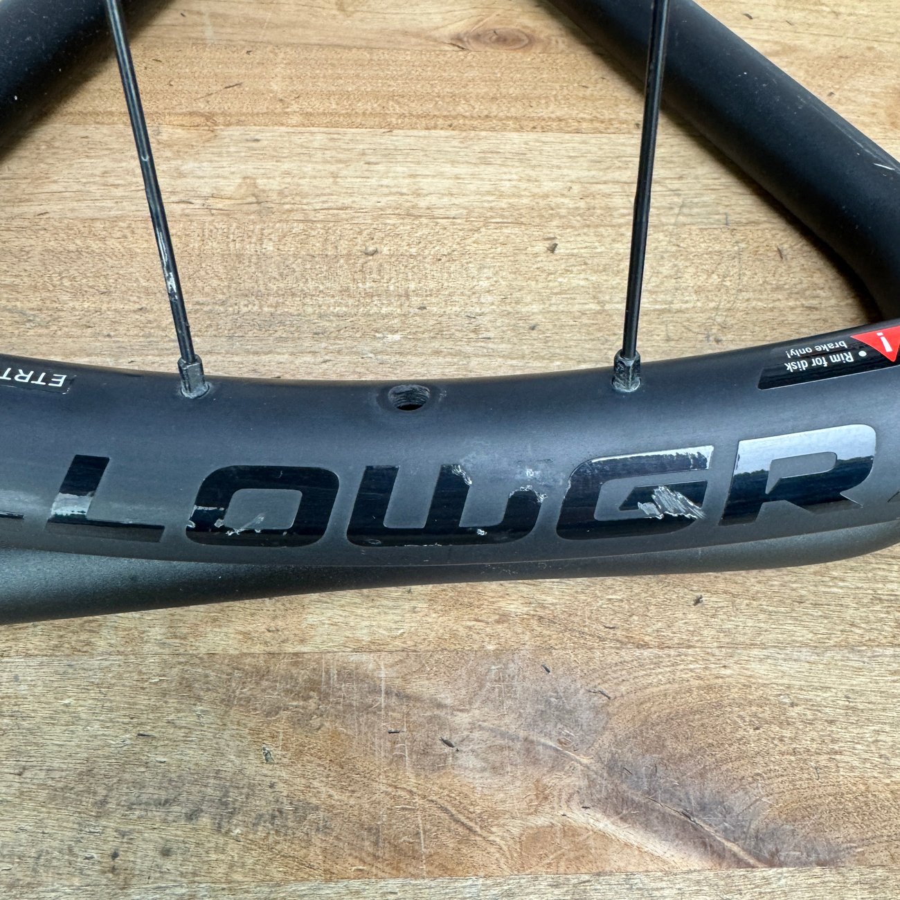 Cannondale Hollowgram 25 Lefty Carbon Tubeless Disc Front Wheel 700c 756g
