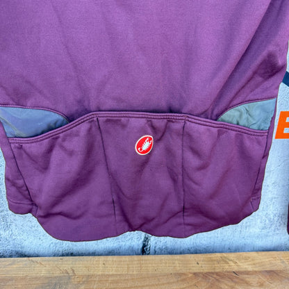 Castelli Maroon/Purple Women's Medium Cycling Jacket
