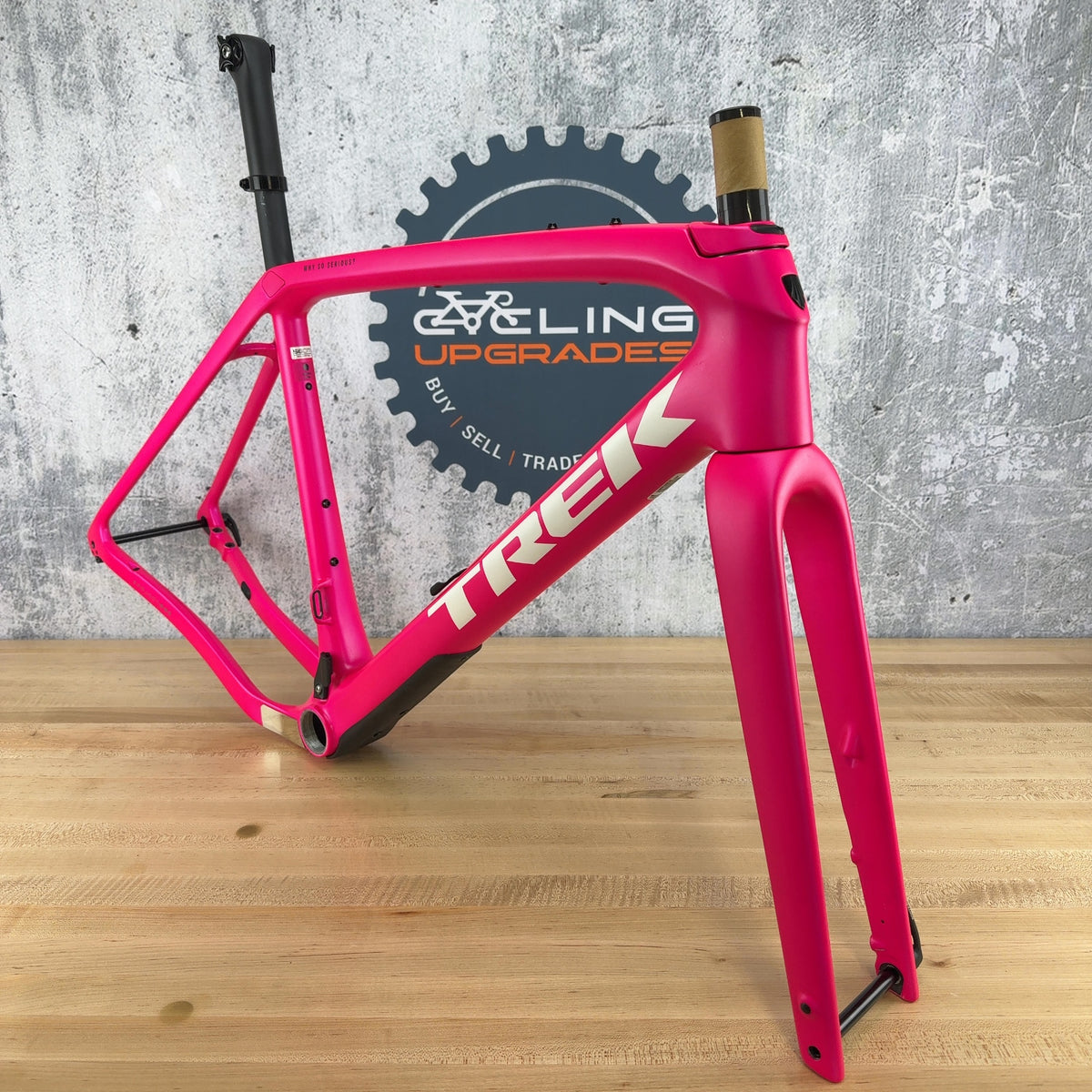 Mint! Trek Checkpoint 56cm Vice Pink Carbon Gravel Bike Frameset 700c 2340g — photo 7 of 15