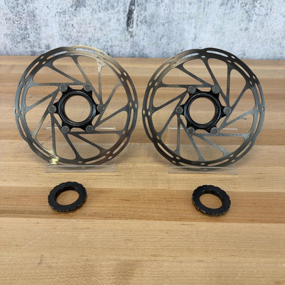 Low Mile! SRAM Centerline Centerlock 160mm Bike Disc Brake Rotors w/ Lockrings