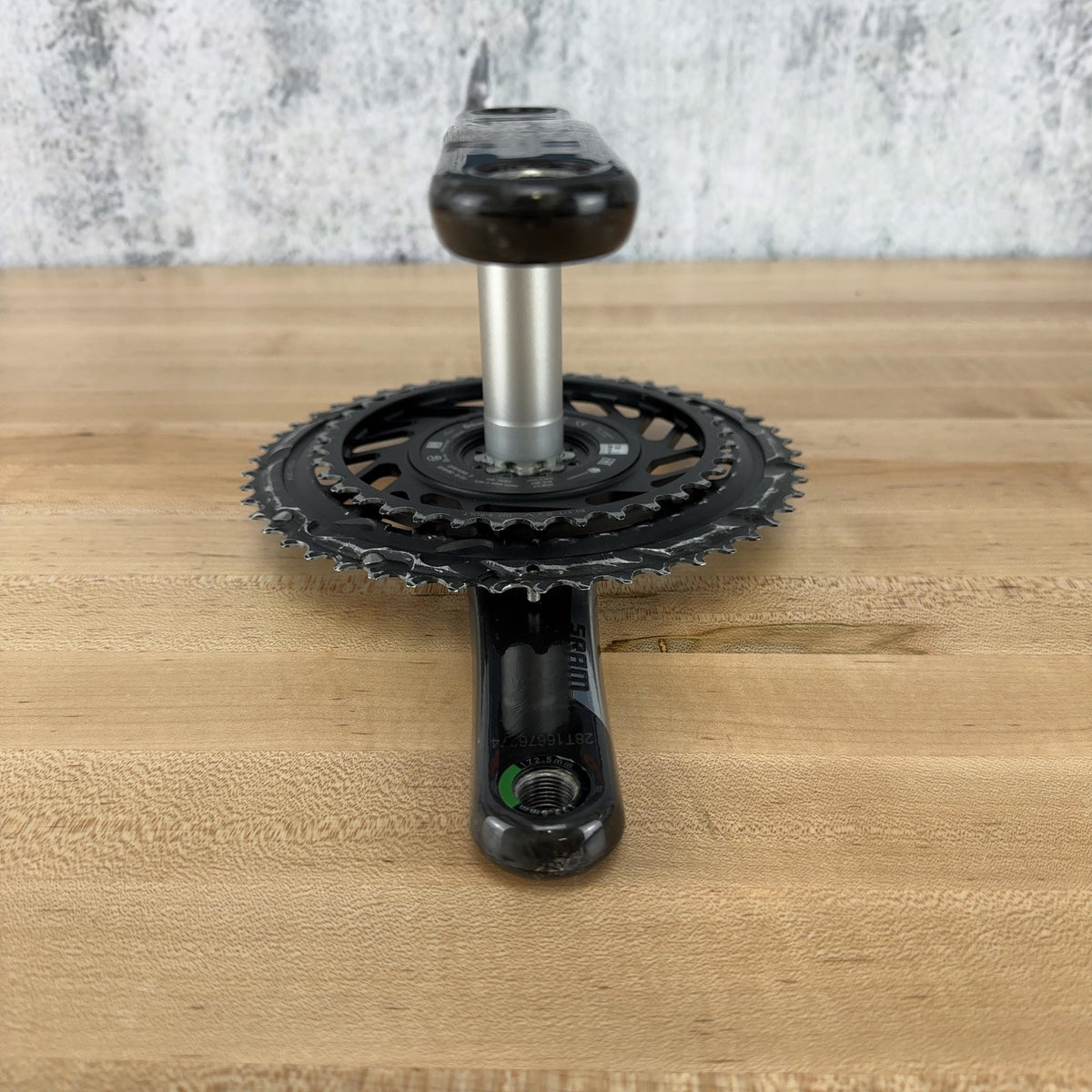 Low Mile! SRAM Red AXS D1 Quarq 172.5mm 48/35T 12-Speed Carbon Crankset 614g