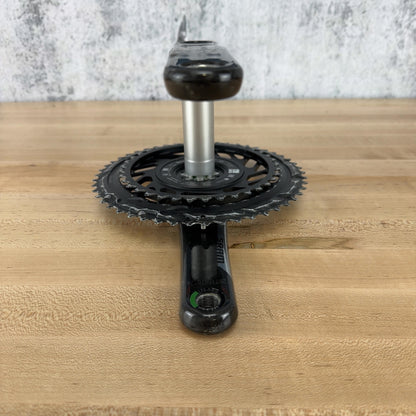 Low Mile! SRAM Red AXS D1 Quarq 172.5mm 48/35T 12-Speed Carbon Crankset 614g