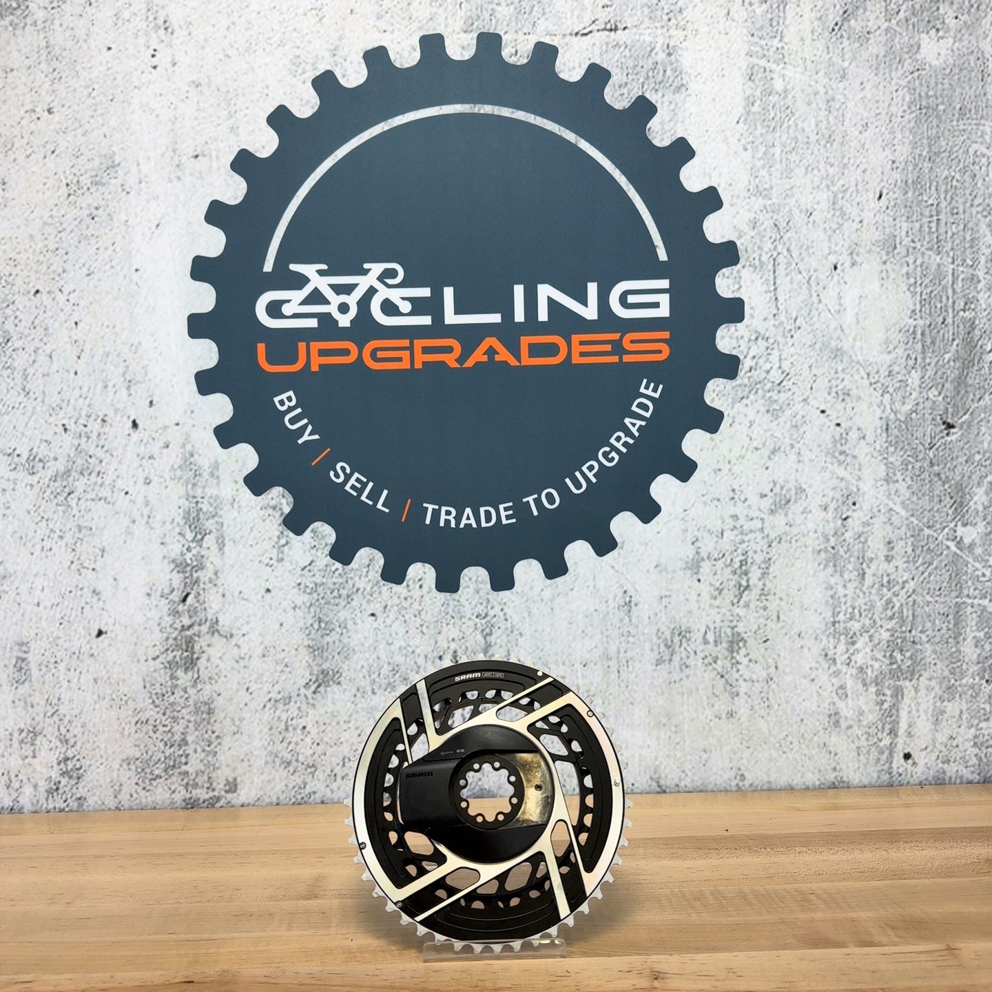Low Mile! SRAM Red AXS Quarq Power Meter 2x 48/35t 12-Speed Chainring Set 269g