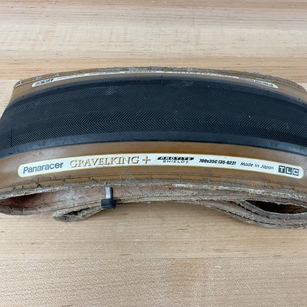Light Use! Panaracer Gravelking Slick Plus 700c x 35mm Gravel Road Single Tire — photo 5 of 5