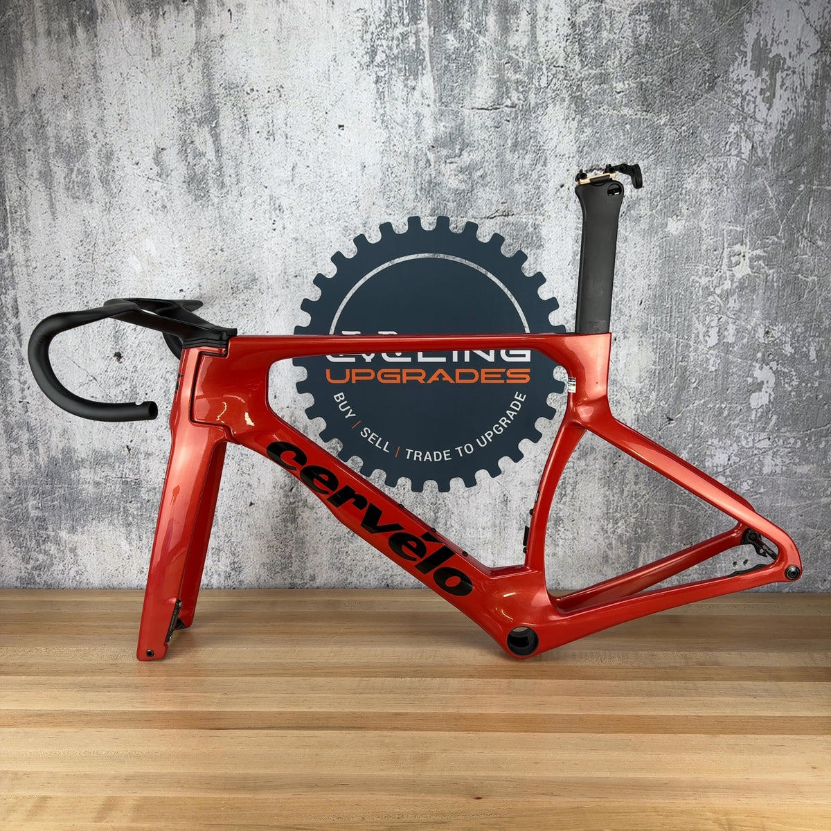 Low Mile! 2026 Cervelo S5 54cm Carnelian Carbon Road Bike Frameset Module 700c