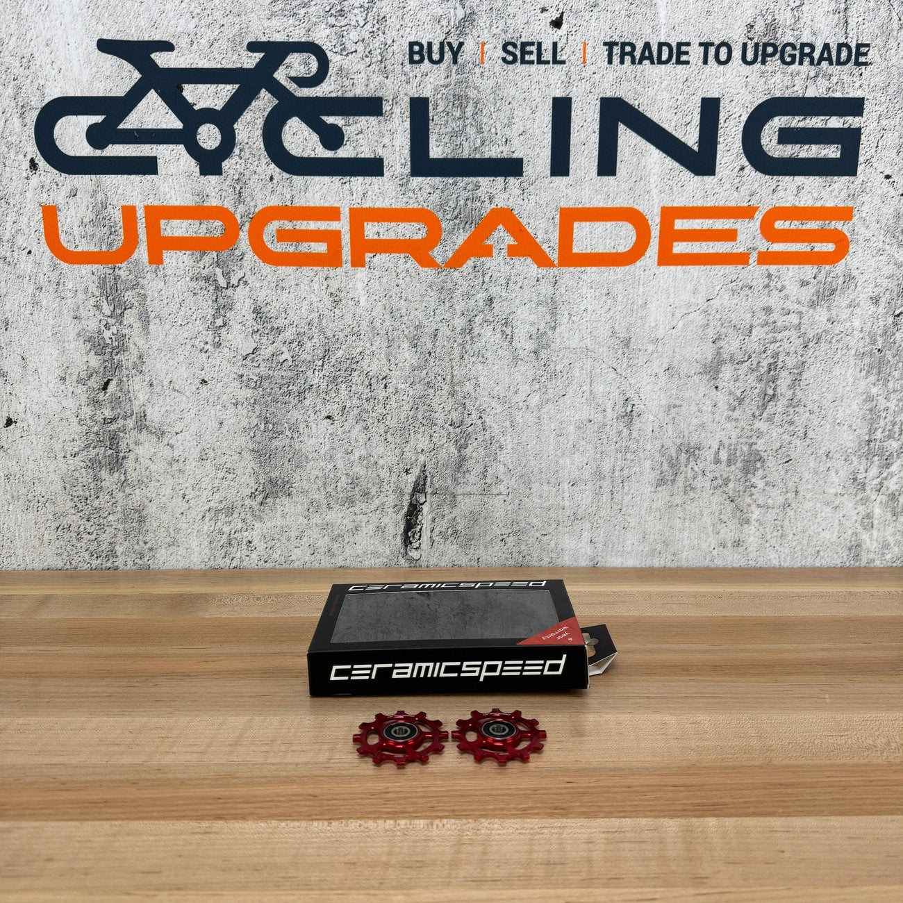 New Takeoff! Ceramicspeed Pulley Wheel Set Campagnolo 12s NW Red Rear Derailleur