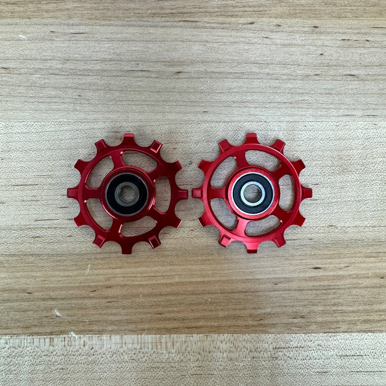 New Takeoff! Ceramicspeed Pulley Wheel Set Campagnolo 12s NW Red Rear Derailleur