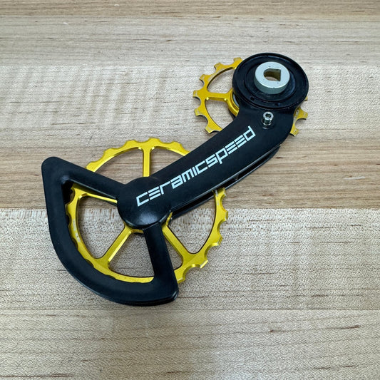 Ceramicspeed Gold OSPW Oversized Pulley Wheels Derailleur Cage For Sram Red D1