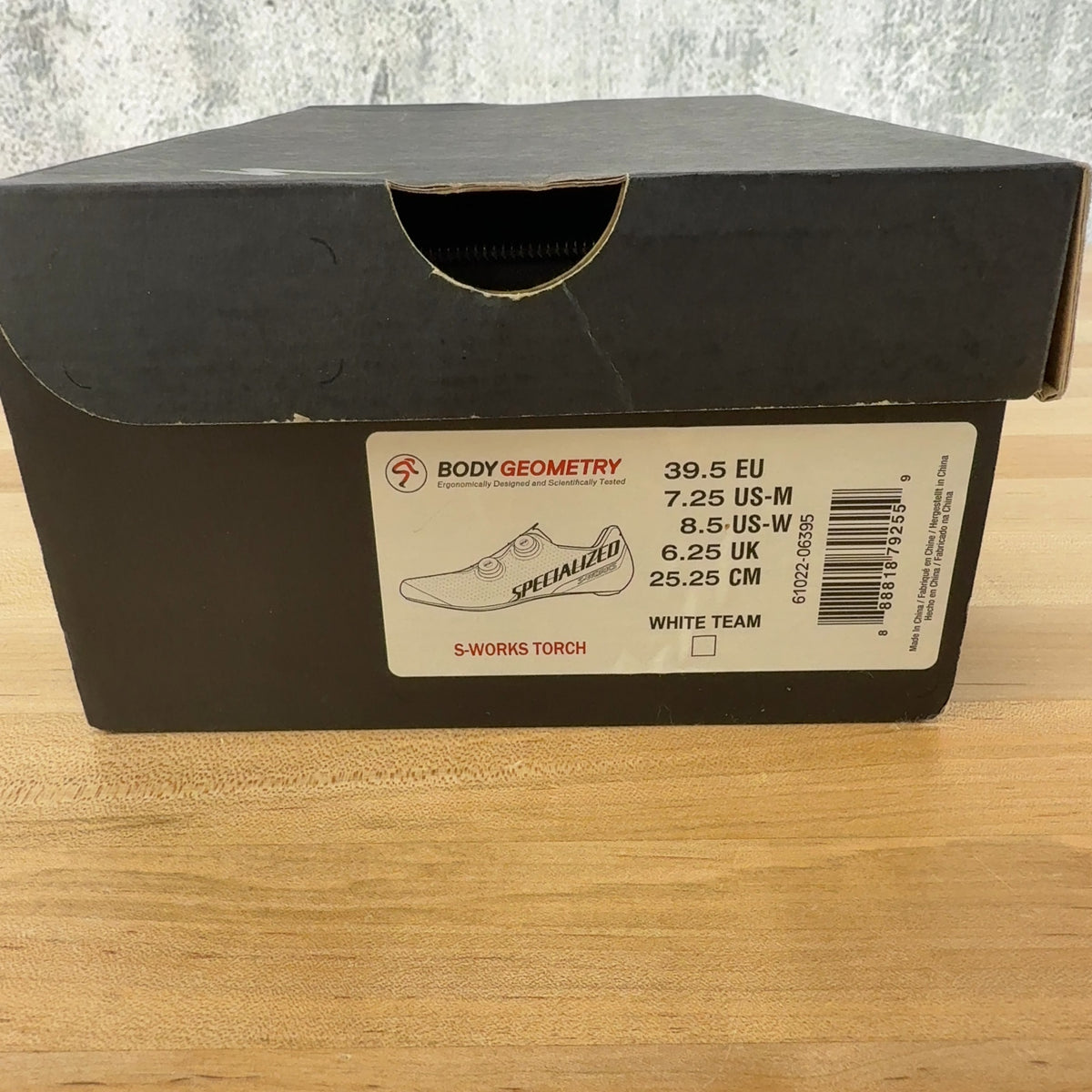 New! Specialized S-Works Torch White Team 39.5 EU Clipless Road Shoes MSRP $500 — photo 6 of 7