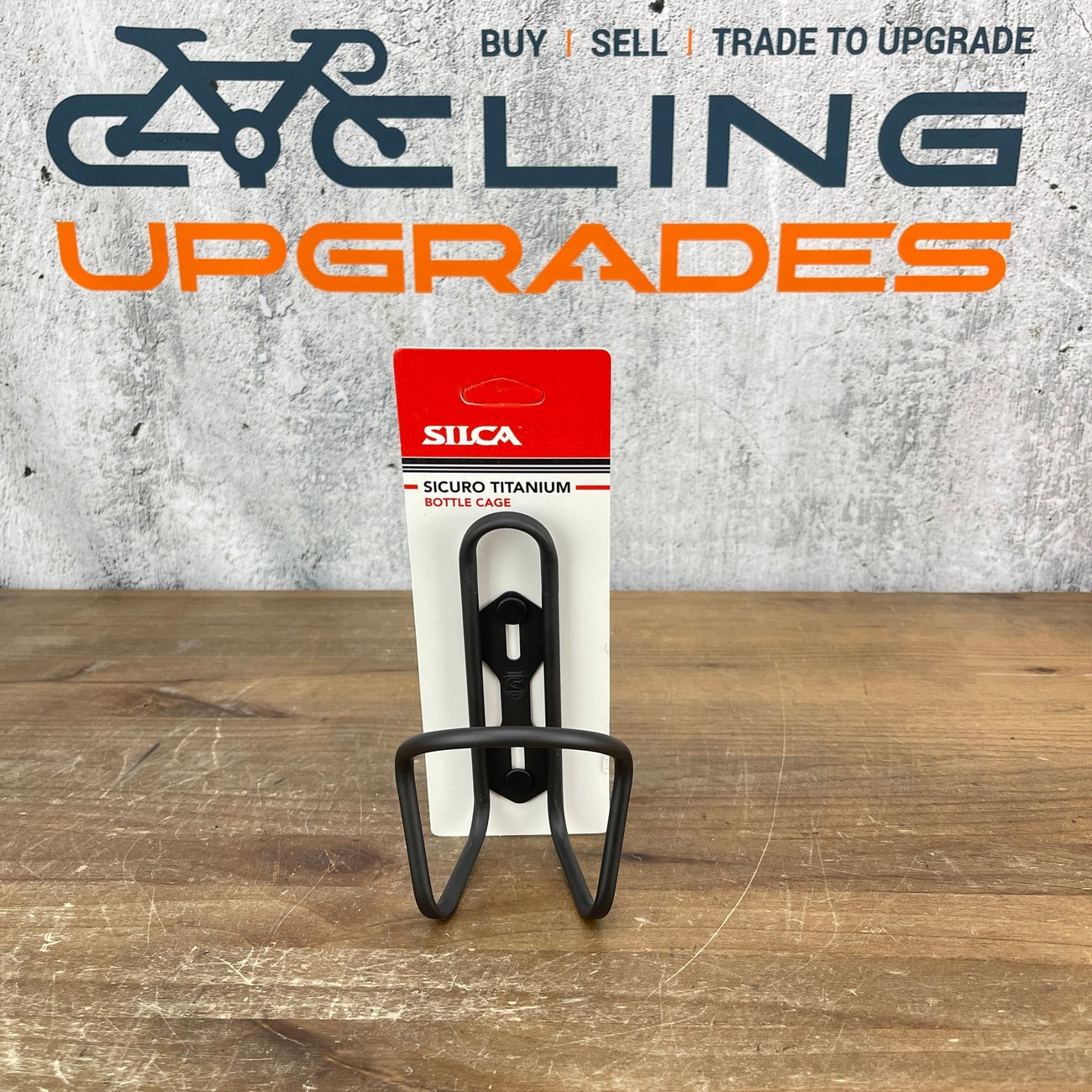 New! Silca Sicuro Titanium Water Bottle Cage Black Cerakote 30g