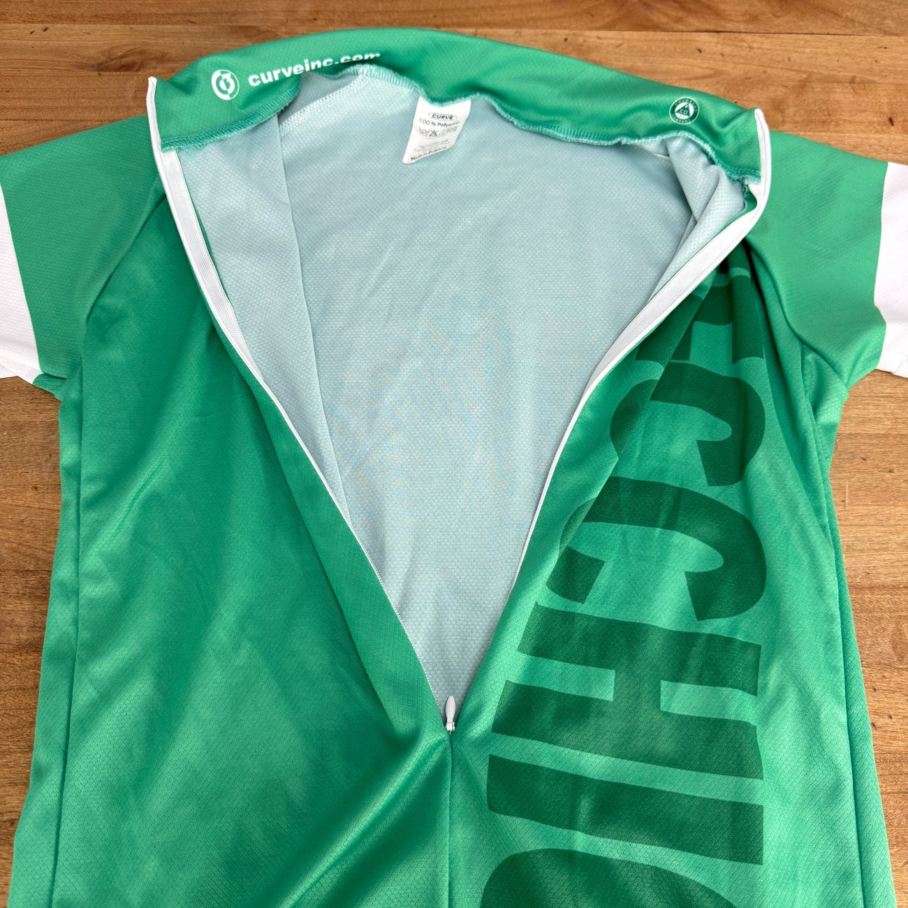 Curve Vecchio's Green Small Cycling Jersey