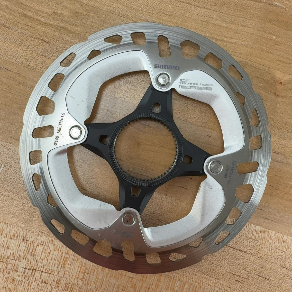 Shimano RT-MT800-S 160/140 Center-Lock Bike Disc Brake Rotors 215g w/ Lockrings
