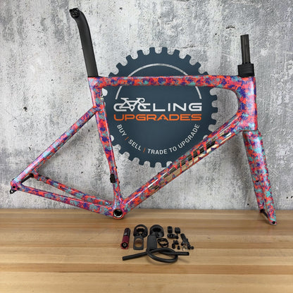 New! 2023 Specialized S-Works Tarmac SL7 58cm Gloss Marbled Lagoon Frameset