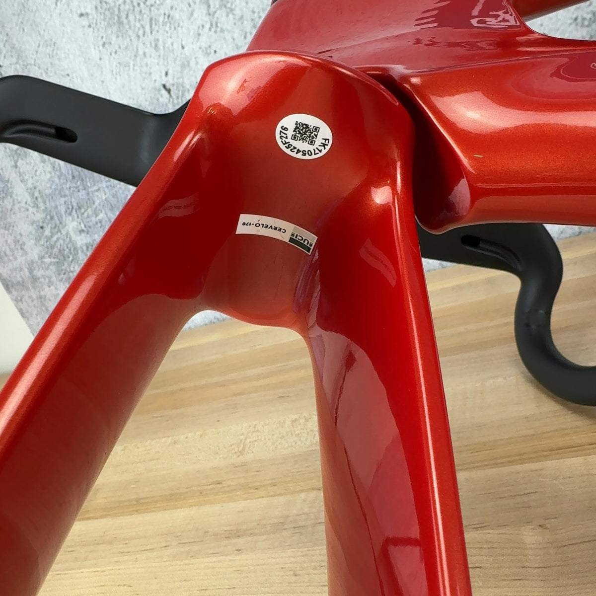 Low Mile! 2026 Cervelo S5 54cm Carnelian Carbon Road Bike Frameset Module 700c