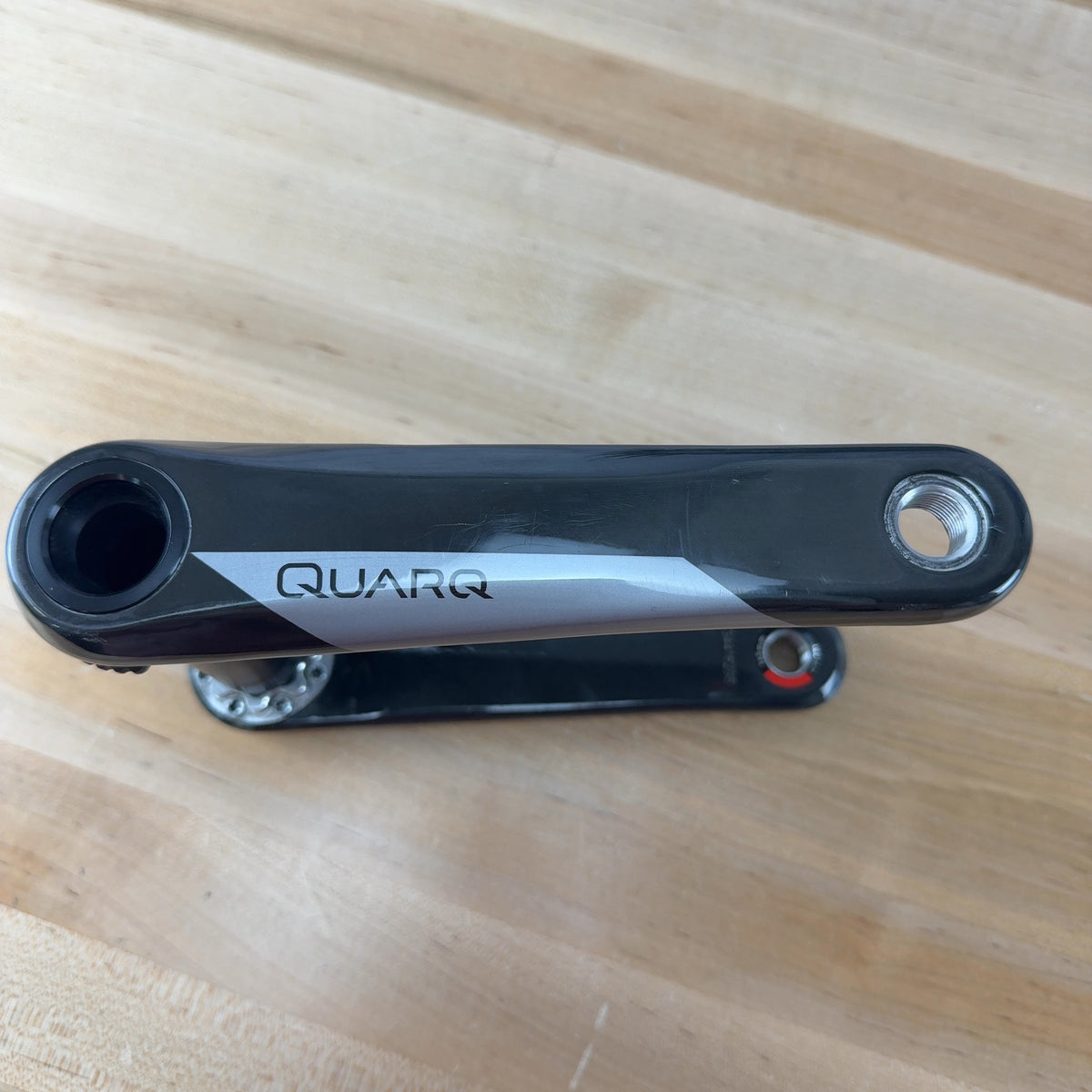 Low Mile! SRAM Quarq DUB 165mm Carbon Bike Crank Arm Assembly 468g