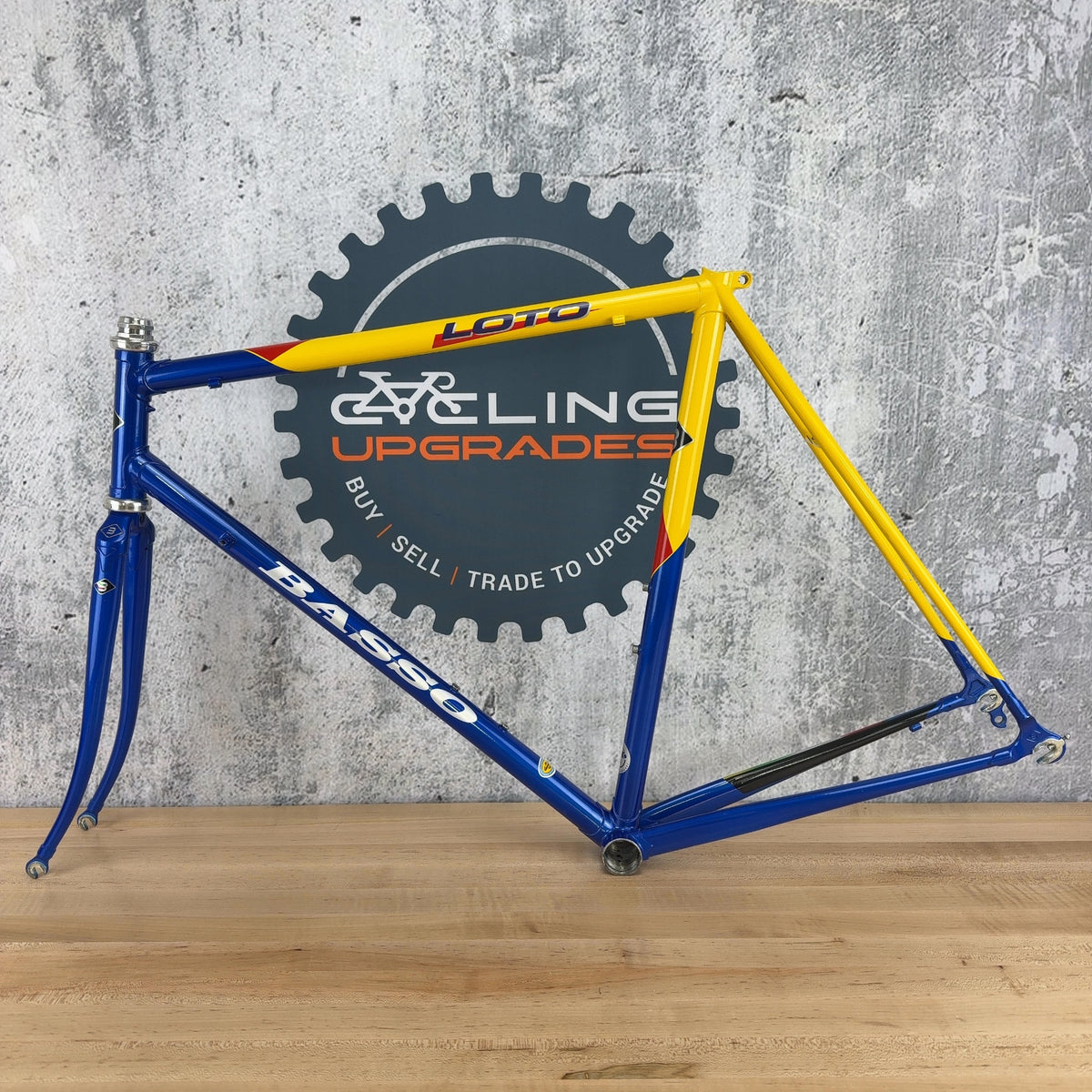 1996 Basso Loto 56cm Campagnolo Prodotti Speciali Vintage Steel Bike Frameset — photo 2 of 22