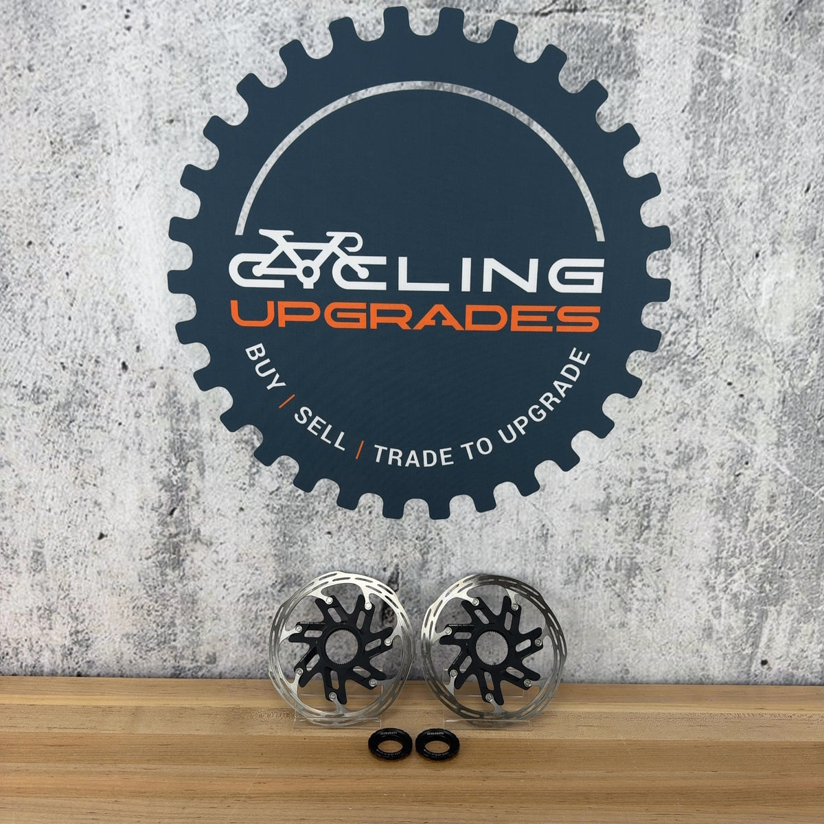 Light Use! SRAM Paceline X Center Lock 160mm/160mm Bike Disc Brake Rotors 280g — photo 2 of 6