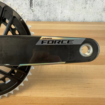 Light Use! SRAM Force AXS E1 172.5mm 46/33 Carbon Dub 8-Bolt 12-Speed Crankset
