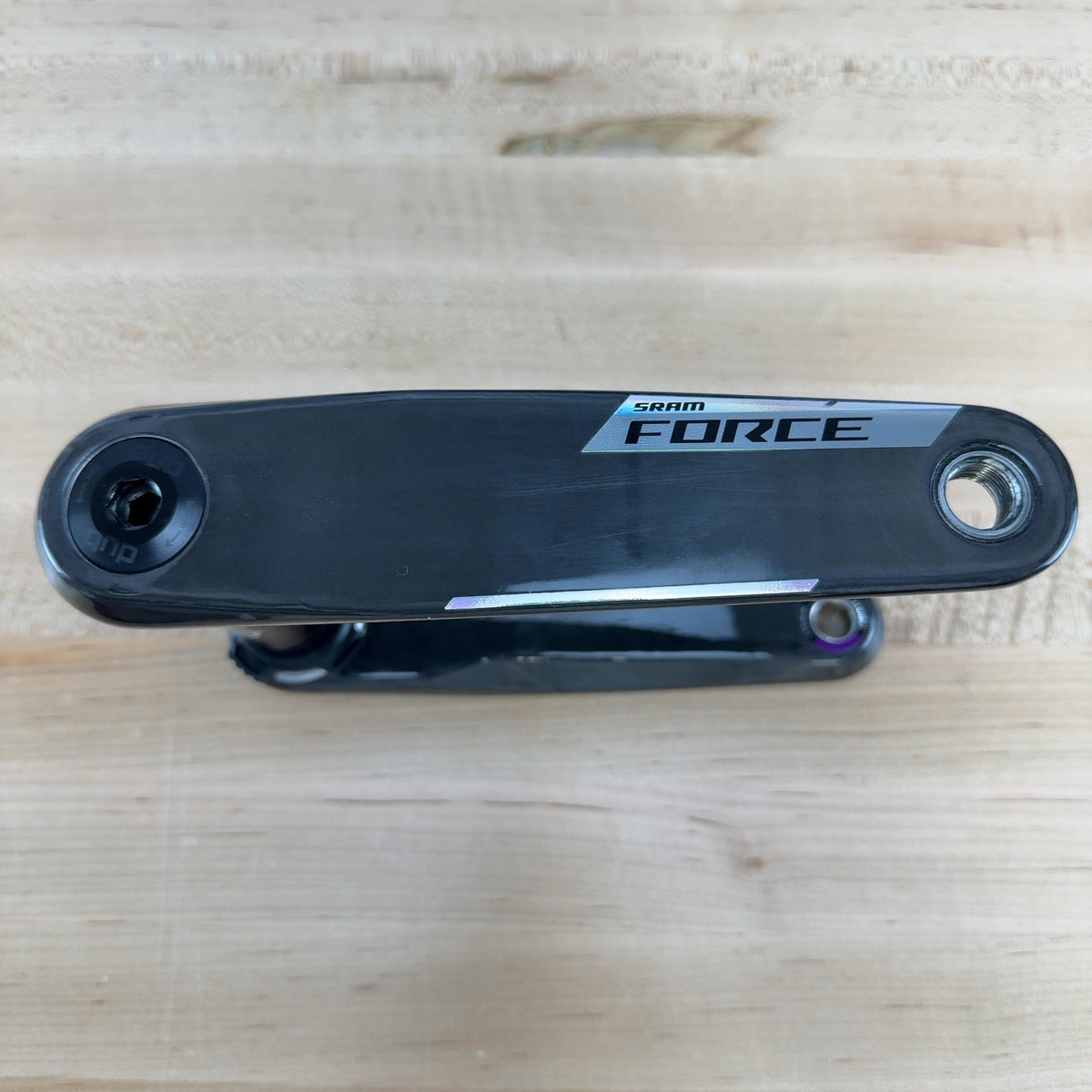 Light Use! SRAM Force AXS E1 170mm 8-Bolt Carbon Bike Crank Arm Assembly 433g — photo 3 of 9
