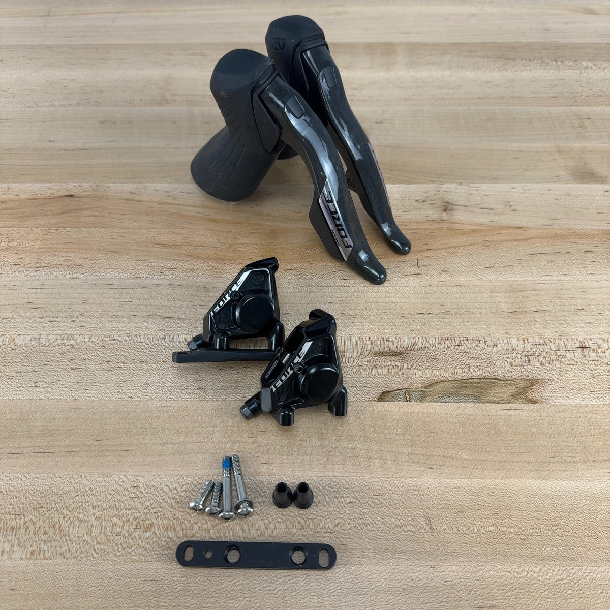 Low Mile! SRAM Force AXS E1 12/13-Speed Electronic Bike Shifters w/ Calipers — photo 1 of 8