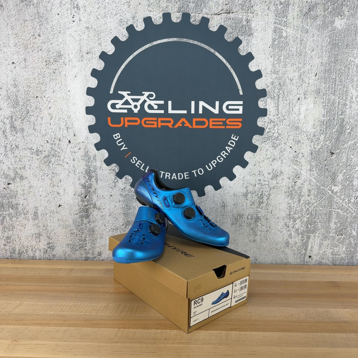 New! Shimano S-Phyre SH-RC903 42 EU Blue Clipless Road Cycling Shoes MSRP $450 — photo 1 of 7