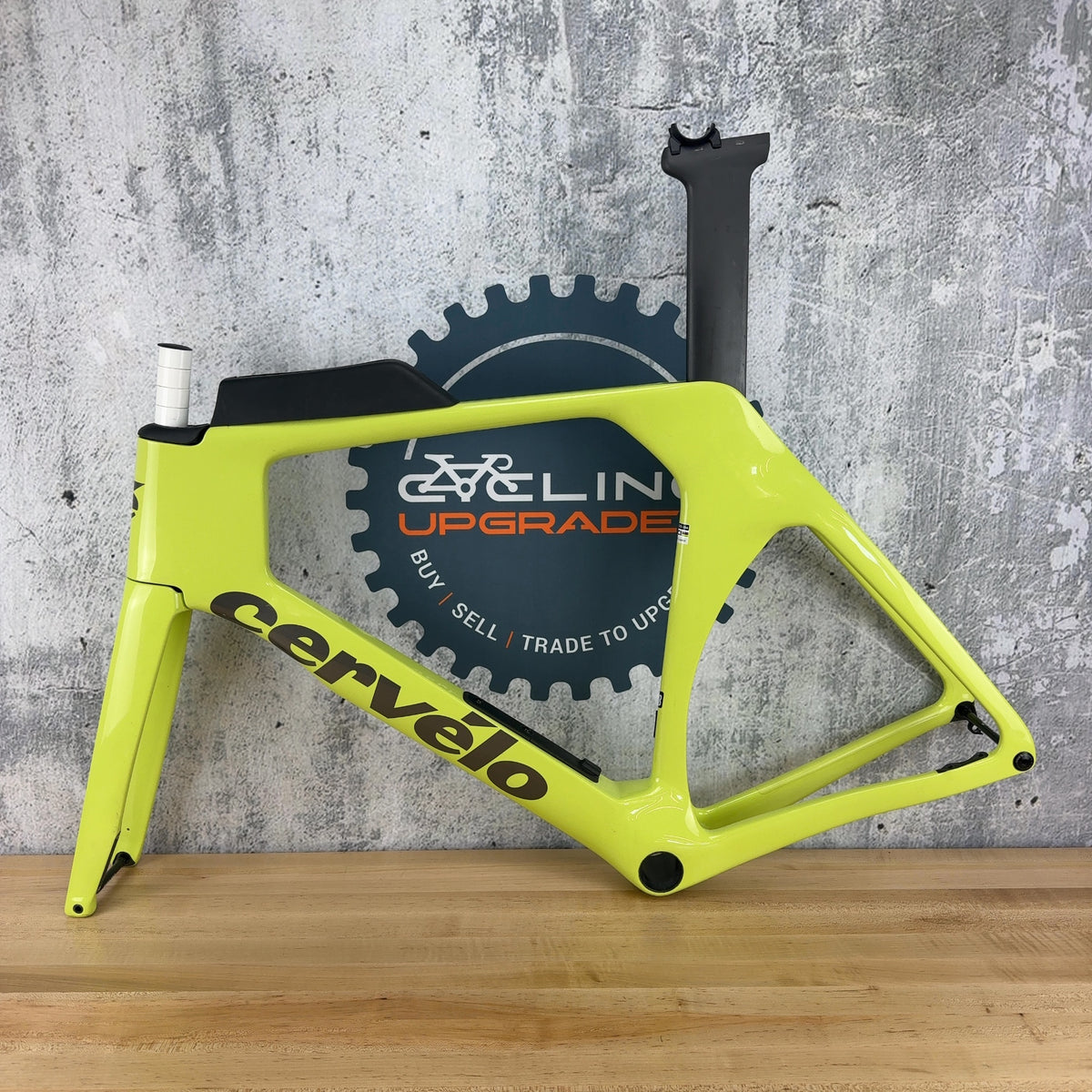 Light Use! 2025 Cervelo P-Series 58cm TT/Triathlon Paris Green Frameset 500 Made