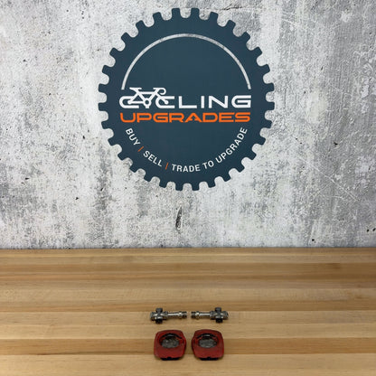 Speedplay Pave Titanium Silver Clipless Road Bike Pedals 189g w/ cleats