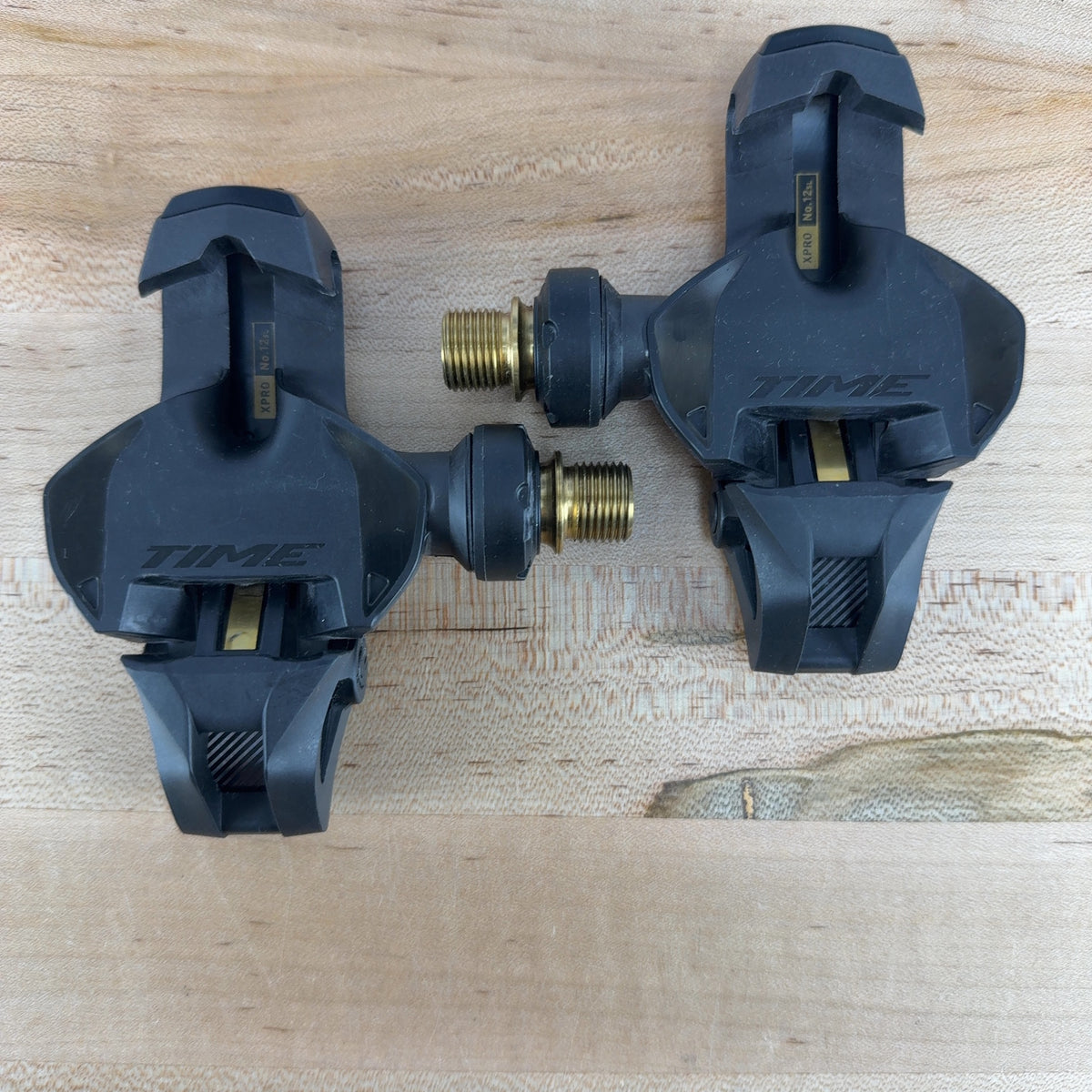 Low Mile! Time XPRO 12 SL Gold Carbon Ceramic Clipless Road Bike Pedals 175g — photo 3 of 8