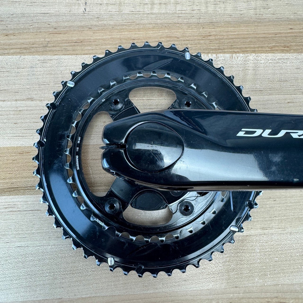 Shimano Dura-Ace FC-R9100-P 170mm 52/36 Dual Sided Power Meter 11 Speed Aluminum Crankset with Chainrings